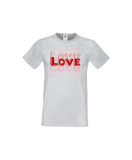 Мъжка тениска Свети Валентин LOVE LOVE LOVE 2