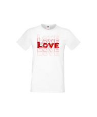 Мъжка тениска Свети Валентин LOVE LOVE LOVE 2