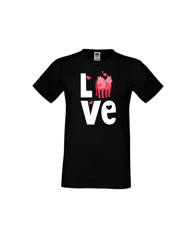 Мъжка тениска Свети Валентин Love Dogs