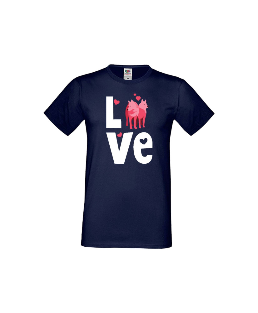 Мъжка тениска Свети Валентин Love Dogs