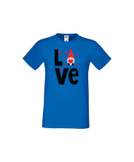 Мъжка тениска Свети Валентин Love Gnome
