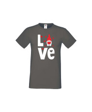 Мъжка тениска Свети Валентин Love Gnome