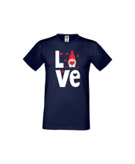 Мъжка тениска Свети Валентин Love Gnome