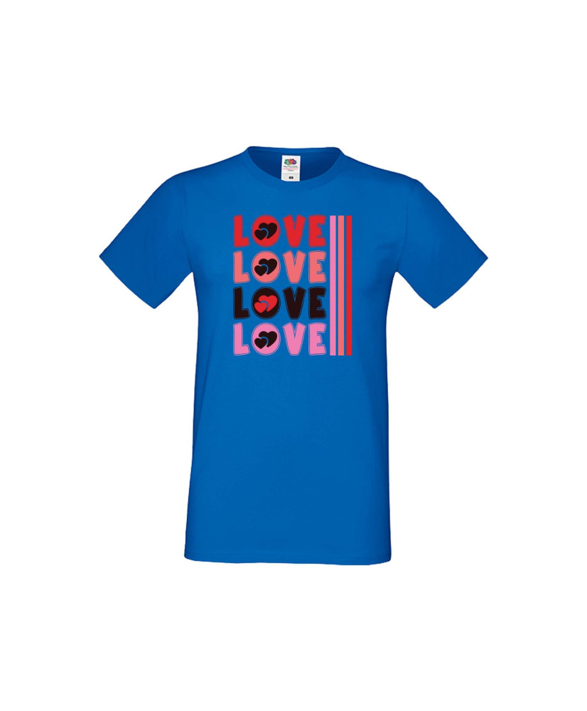 Мъжка тениска Свети Валентин LOVE LOVE LOVE 3 Мъжка тениска Свети Валентин LOVE LOVE LOVE 3