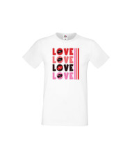 Мъжка тениска Свети Валентин LOVE LOVE LOVE 3