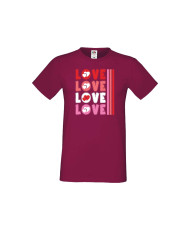 Мъжка тениска Свети Валентин LOVE LOVE LOVE 3