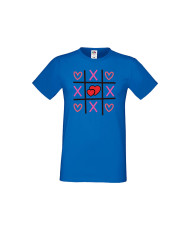 Мъжка тениска Свети Валентин Tic Tac Toe Love 2