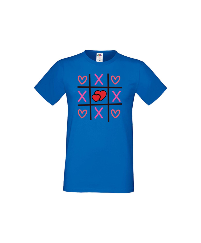 Мъжка тениска Свети Валентин Tic Tac Toe Love 2