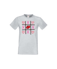 Мъжка тениска Свети Валентин Tic Tac Toe Love 2