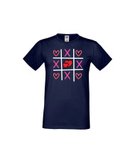 Мъжка тениска Свети Валентин Tic Tac Toe Love 2