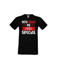 Мъжка тениска Свети Валентин You Make Me Feel Special 1