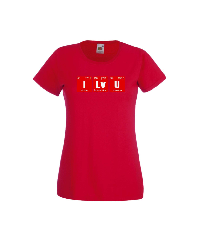 Дамска тениска Свети Валентин Valentines Day I Lv U Дамска тениска Свети Валентин Valentines Day I Lv U