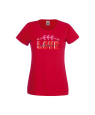 Дамска тениска Свети Валентин Valentines Day Love 2