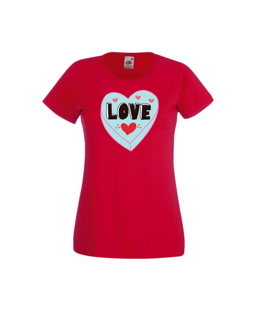 Дамска тениска Свети Валентин Valentines Day Love 4 Дамска тениска Свети Валентин Valentines Day Love 4