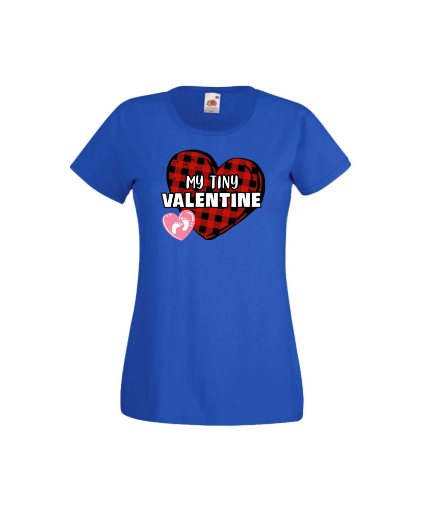 Дамска тениска Свети Валентин Valentines Day My Tiny Valentine Дамска тениска Свети Валентин Valentines Day My Tiny Valentine