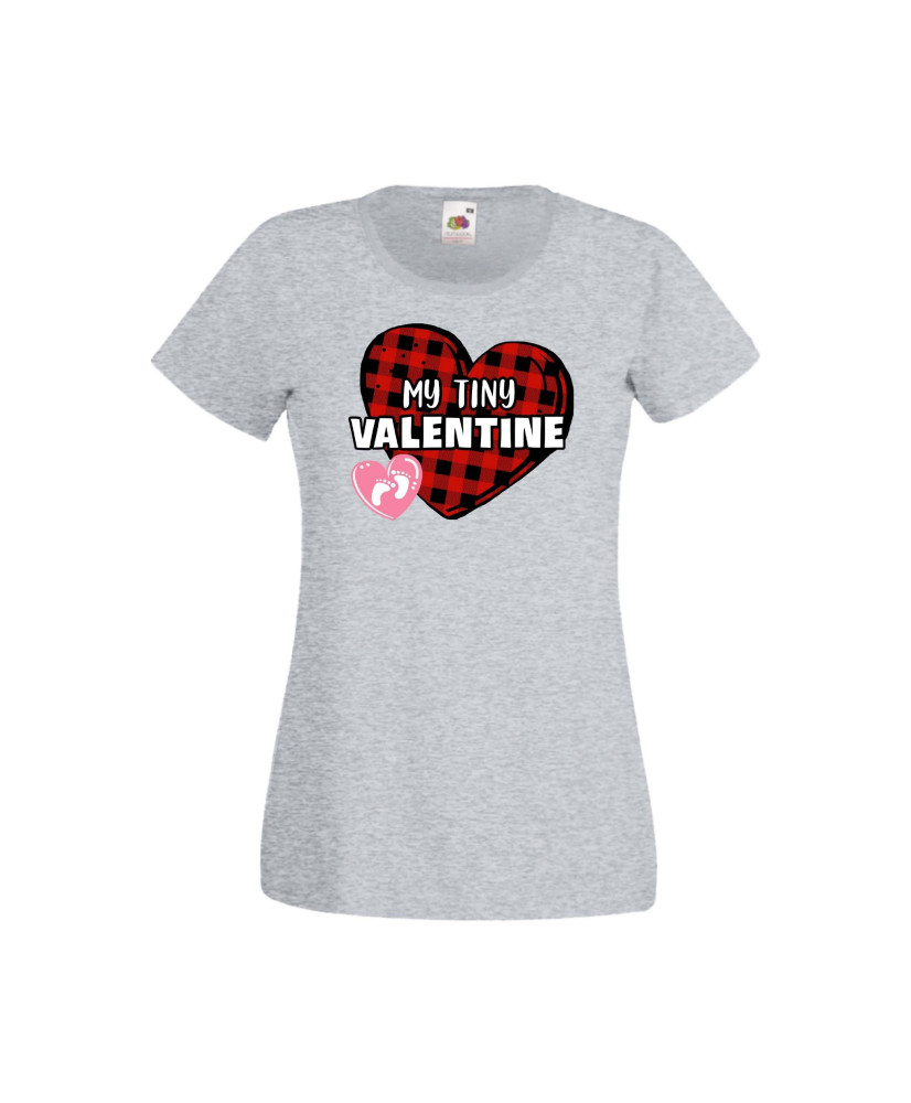 Дамска тениска Свети Валентин Valentines Day My Tiny Valentine Дамска тениска Свети Валентин Valentines Day My Tiny Valentine