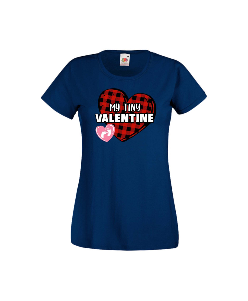 Дамска тениска Свети Валентин Valentines Day My Tiny Valentine Дамска тениска Свети Валентин Valentines Day My Tiny Valentine