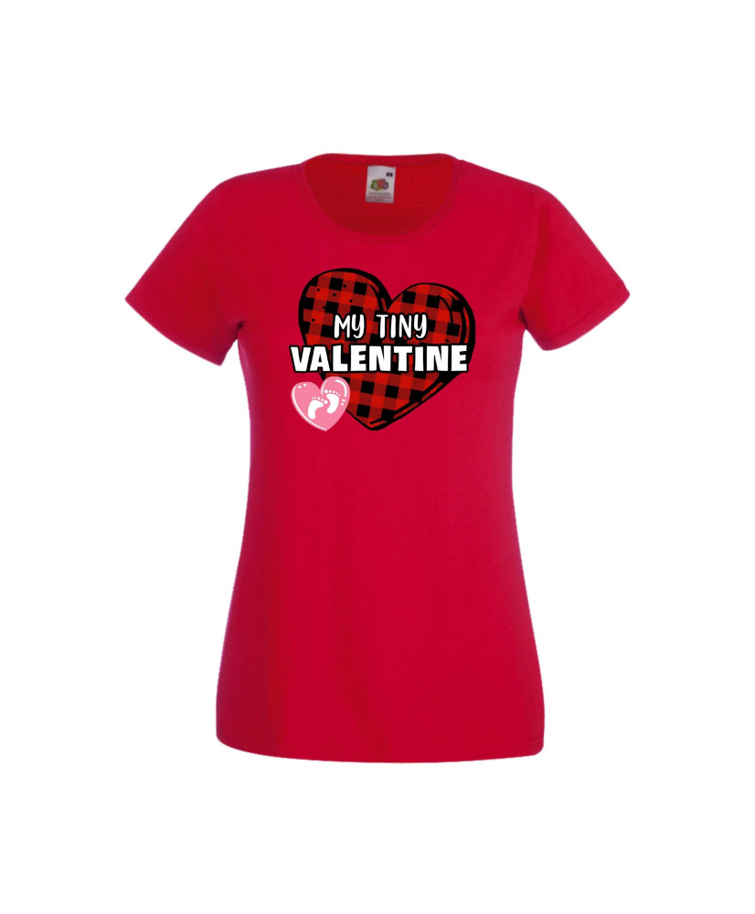 Дамска тениска Свети Валентин Valentines Day My Tiny Valentine Дамска тениска Свети Валентин Valentines Day My Tiny Valentine