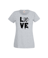 Дамска тениска Свети Валентин Valentines Day Love 1