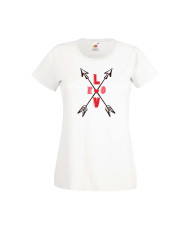 Дамска тениска Свети Валентин Valentines Day Love Cupid Arrows 1