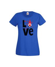 Дамска тениска Свети Валентин Valentines Day Love Gnome
