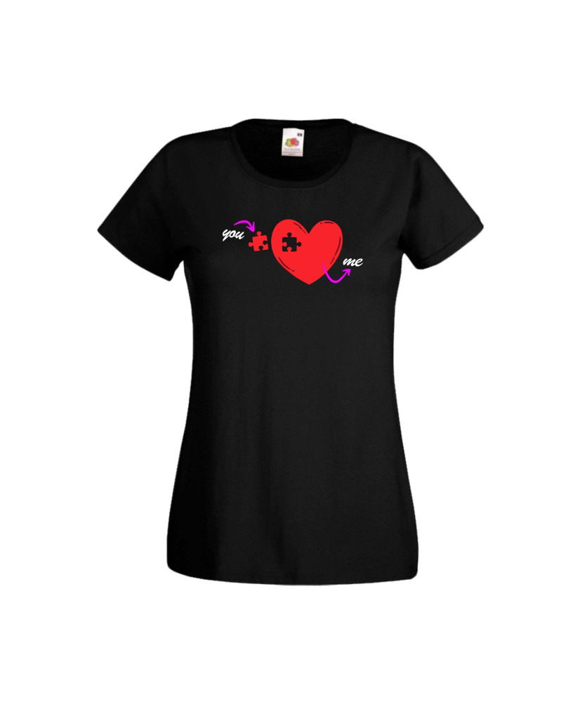 Дамска тениска Свети Валентин Valentines Day You Are The Missing Piece Дамска тениска Свети Валентин Valentines Day You Are The Missing Piece