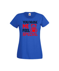 Дамска тениска Свети Валентин Valentines Day You Make Me Feel Special 2