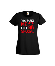 Дамска тениска Свети Валентин Valentines Day You Make Me Feel Special 2