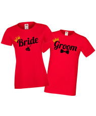 Tениски за влюбени Свети Валентин Groom Bride