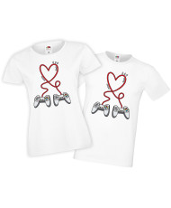 Tениски за влюбени Свети Валентин Gamercontroler Heart Valentines day