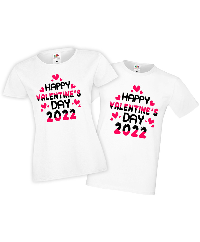 Tениски за влюбени Свети Валентин Happy Valentine day 2022 2 Tениски за влюбени Свети Валентин Happy Valentine day 2022 2
