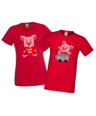 Tениски за влюбени Свети Валентин Love Pigs