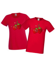 Tениски за влюбени Свети Валентин Love Strawberries