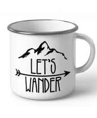Емайлирано метално канче за къмпинг Lets Wander