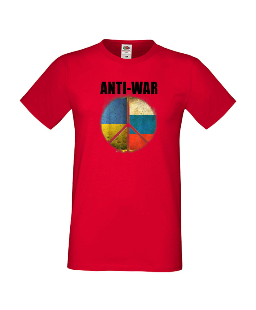 Мъжка тениска Украйна Anti War Мъжка тениска Украйна Anti War