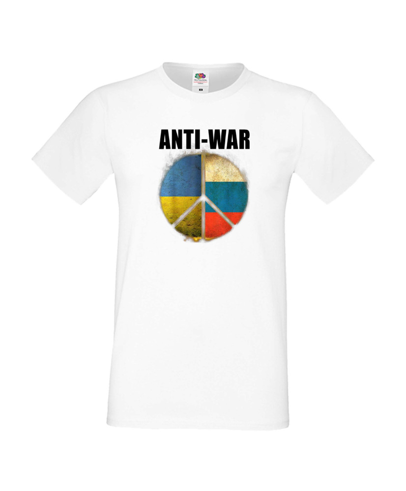 Мъжка тениска Украйна Anti War Мъжка тениска Украйна Anti War