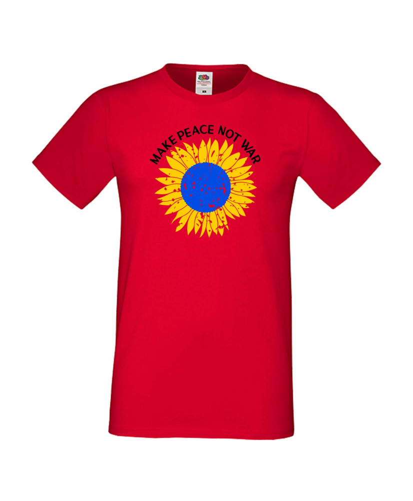 Мъжка тениска Украйна Make Peace Not War Мъжка тениска Украйна Make Peace Not War