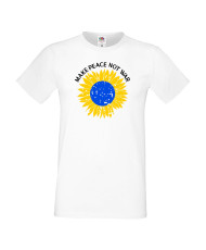 Мъжка тениска Украйна Make Peace Not War