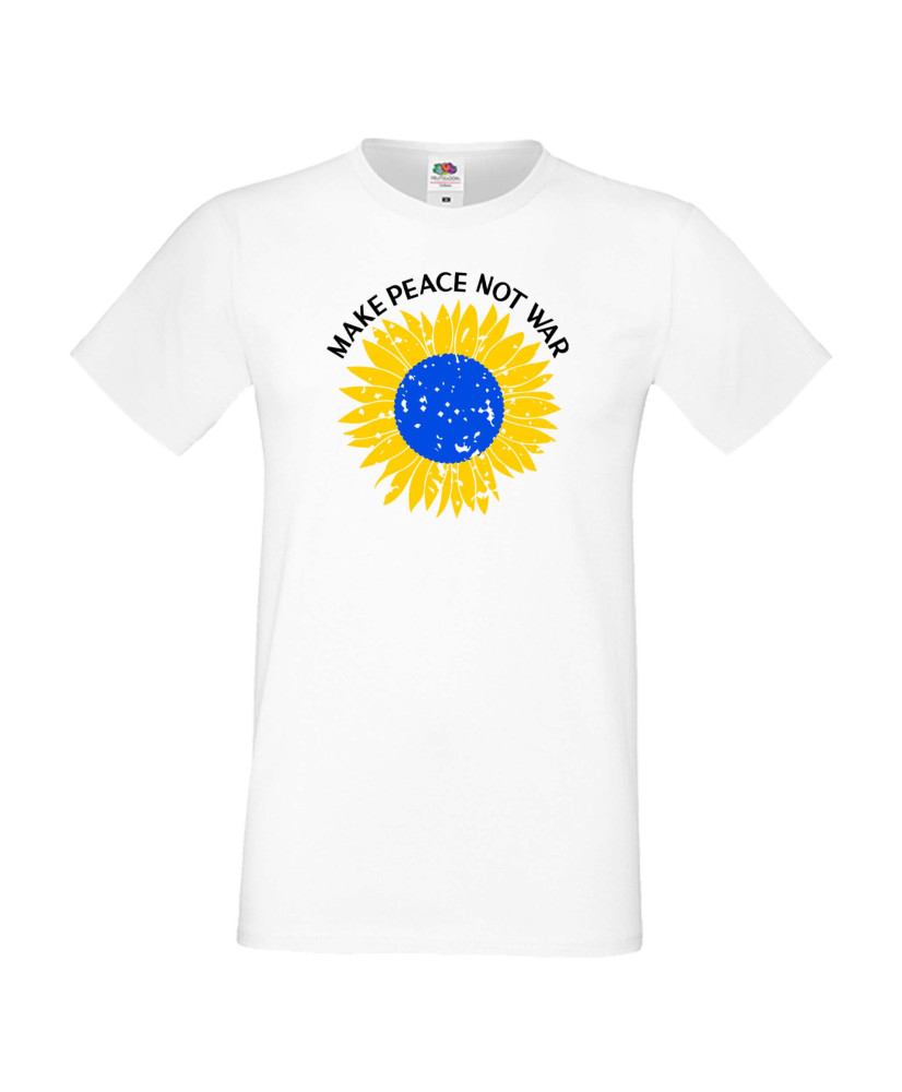 Мъжка тениска Украйна Make Peace Not War Мъжка тениска Украйна Make Peace Not War