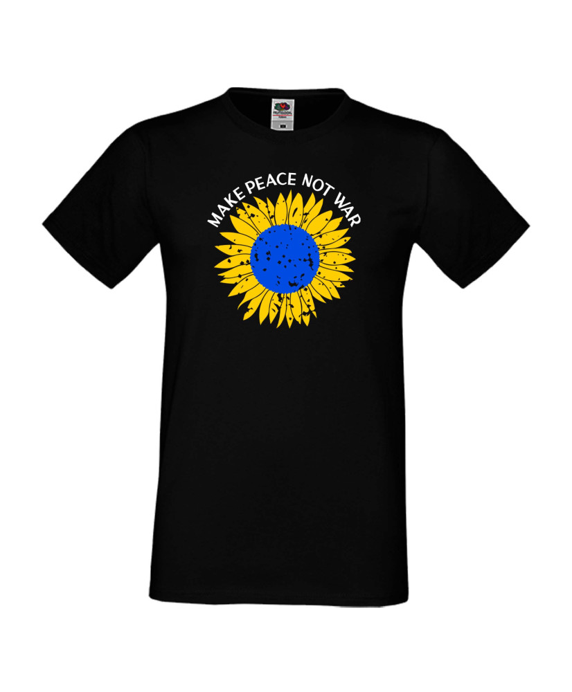 Мъжка тениска Украйна Make Peace Not War Мъжка тениска Украйна Make Peace Not War