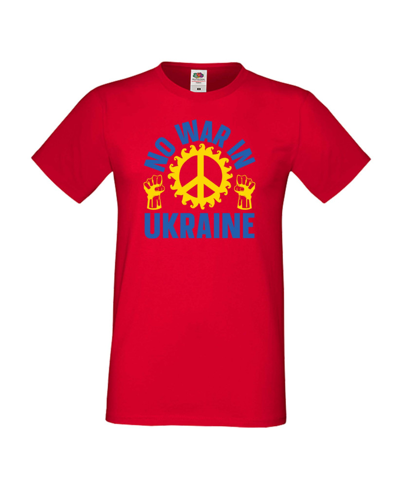 Мъжка тениска Украйна No War In Ukraine Мъжка тениска Украйна No War In Ukraine