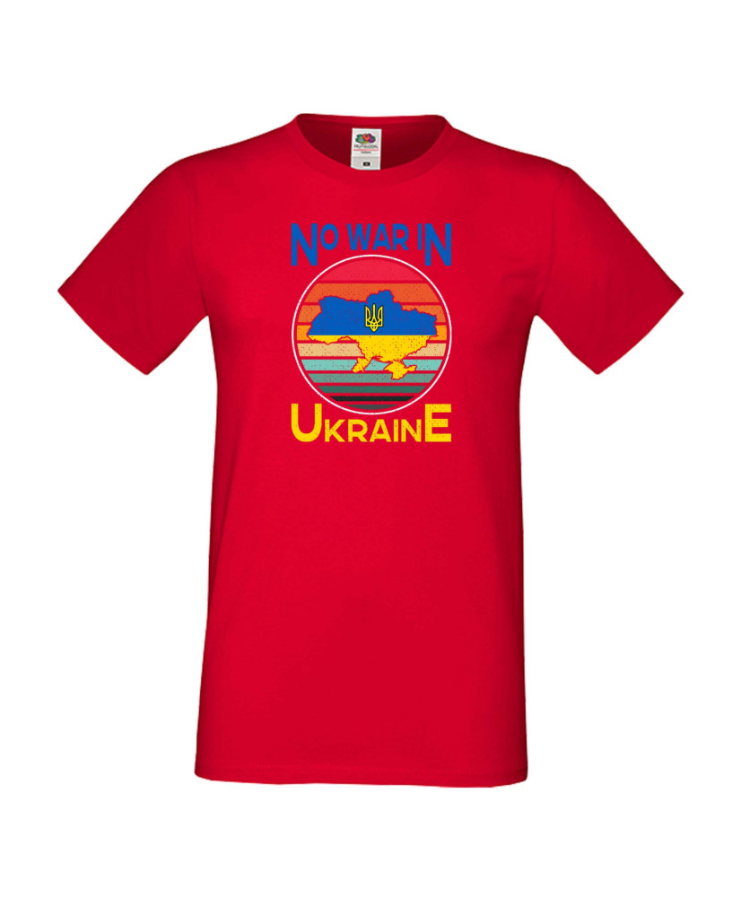 Мъжка тениска Украйна No War In Ukraine 2 Мъжка тениска Украйна No War In Ukraine 2