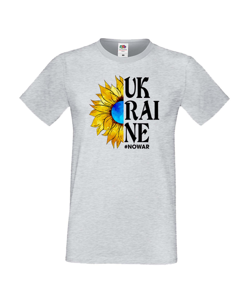 Мъжка тениска Украйна No War In Ukraine Sunflower Мъжка тениска Украйна No War In Ukraine Sunflower
