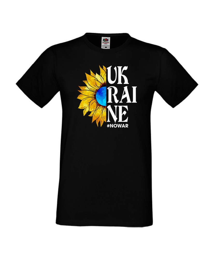 Мъжка тениска Украйна No War In Ukraine Sunflower Мъжка тениска Украйна No War In Ukraine Sunflower
