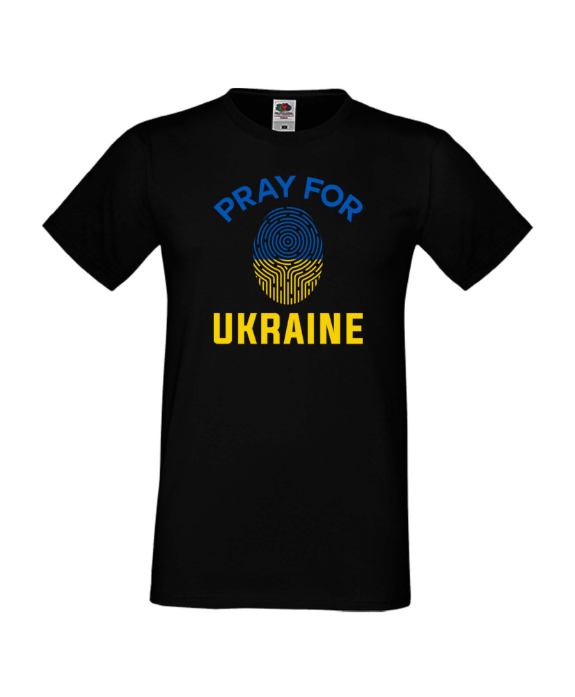 Мъжка тениска Украйна Pray For Ukraine Мъжка тениска Украйна Pray For Ukraine
