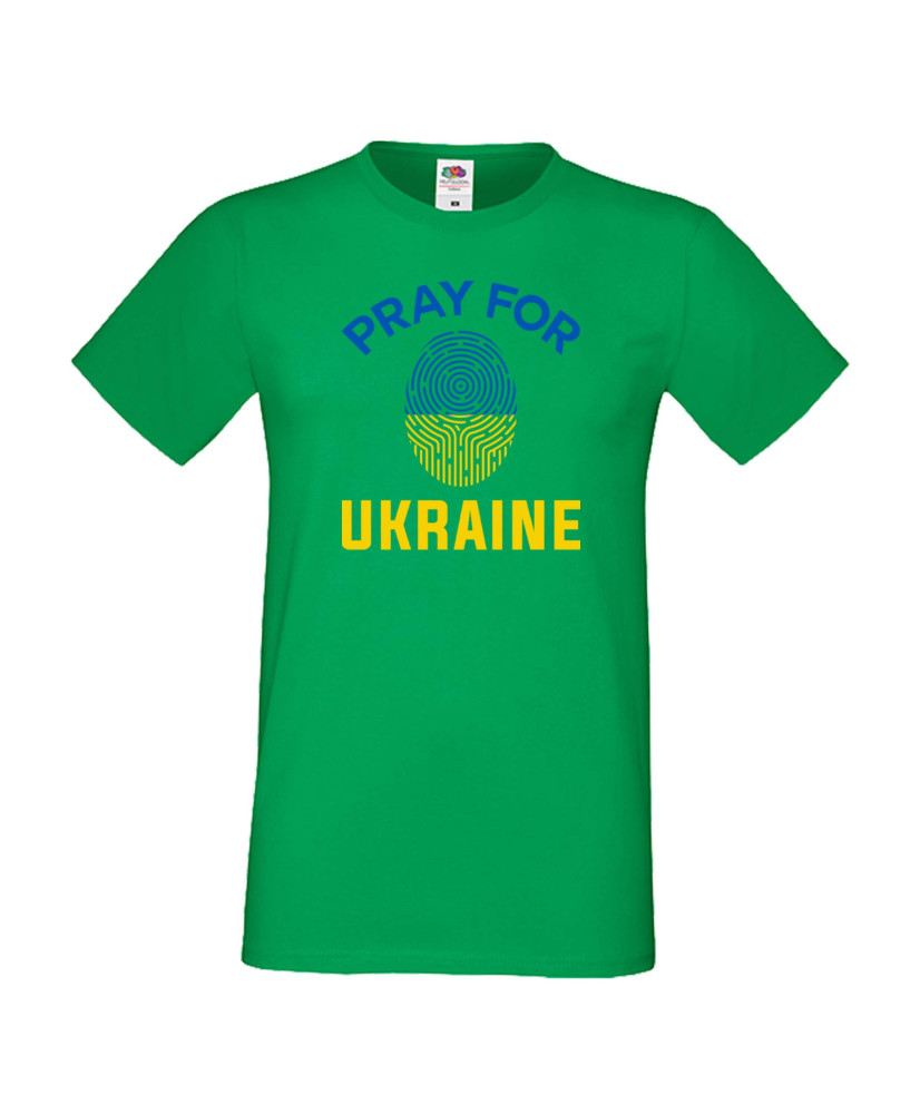 Мъжка тениска Украйна Pray For Ukraine Мъжка тениска Украйна Pray For Ukraine