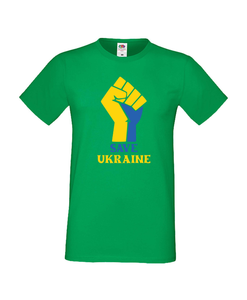 Мъжка тениска Украйна Save Ukraine Мъжка тениска Украйна Save Ukraine