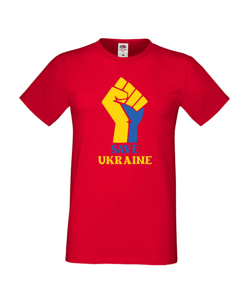 Мъжка тениска Украйна Save Ukraine Мъжка тениска Украйна Save Ukraine