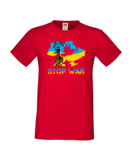 Мъжка тениска Украйна Stop War 3
