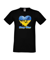 Мъжка тениска Украйна Stop War 4